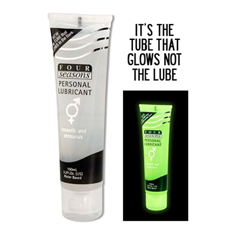 Glow in the Dark Lubricant by Four Seasons - Water Based Lubes