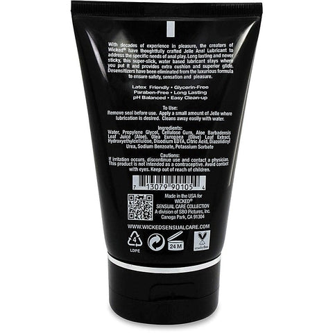 Wicked Jelle Anal Gel Unscented Lubricant - Lubricants & Lotions
