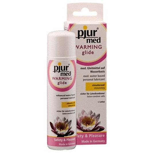 Med Warming Glide Water Based Lubricant by Pjur - Water Based Lubes