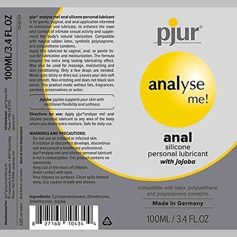 Analyse Me Relaxing Silicone Anal Glide by Pjur - Silicone Based Lubes