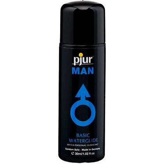 Man Basic Water Glide Water Based Lubricant by Pjur - Water Based Lubes