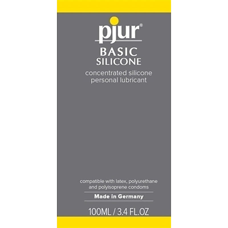 Pjur Basic Silicone Personal Lubricant Long Lasting Intimate Formula - Silicone Based Lubes