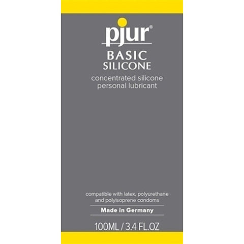 Pjur Basic Silicone Personal Lubricant Long Lasting Intimate Formula - Silicone Based Lubes