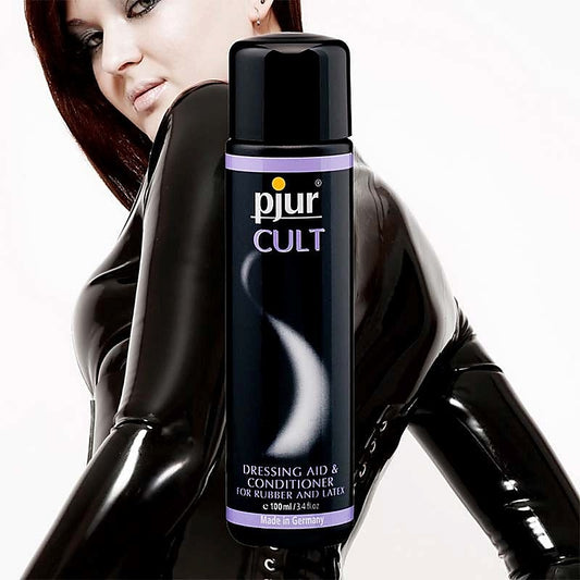 Cult Rubber And Latex Aid 100ml Lubricant by Pjur - Silicone Based Lubes