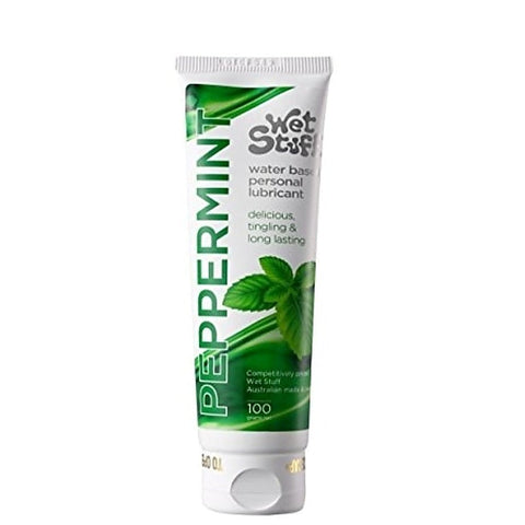 Wet Stuff Peppermint Pleasure Enhancer by Gel Works - Water Based Lubes