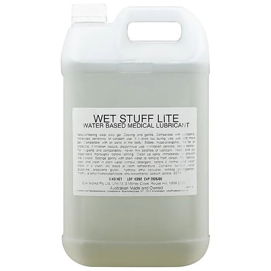 Wet Stuff Lite Water Base Lubricant by Gel Works - Water Based Lubes