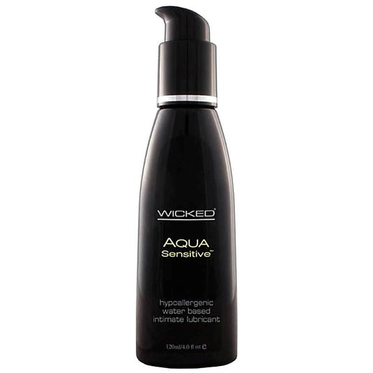 Wicked Aqua Sensitive Hypoallergenic Lube - Water Based Lubes