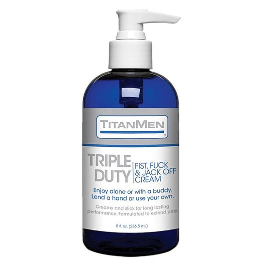 TitanMen Triple Duty Fist Fuck and Jack Off Cream - Adult Toy Cleaner