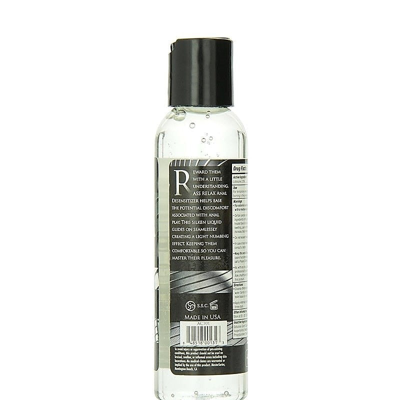 Ass Relax Desensitizing Lubricant by XR Brands - Anal Lubes