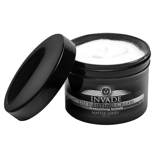 Invade Deep Fisting Cream by XR Brands - Silicone Based Lubes
