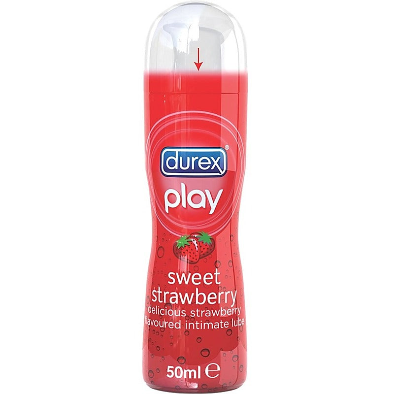 Play Lubricant Sweet Strawberry 50ml by Durex - Water Based Lubes