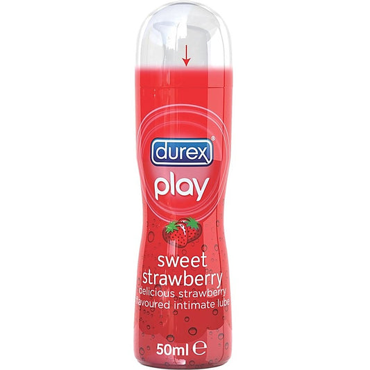 Play Lubricant Sweet Strawberry 50ml by Durex - Water Based Lubes