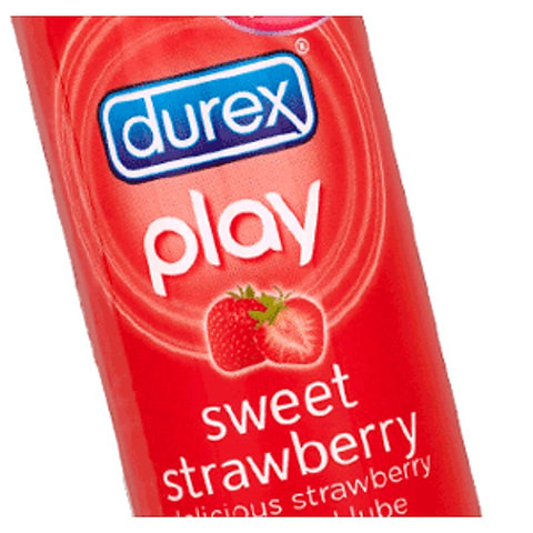 Play Lubricant Sweet Strawberry 50ml by Durex - Water Based Lubes