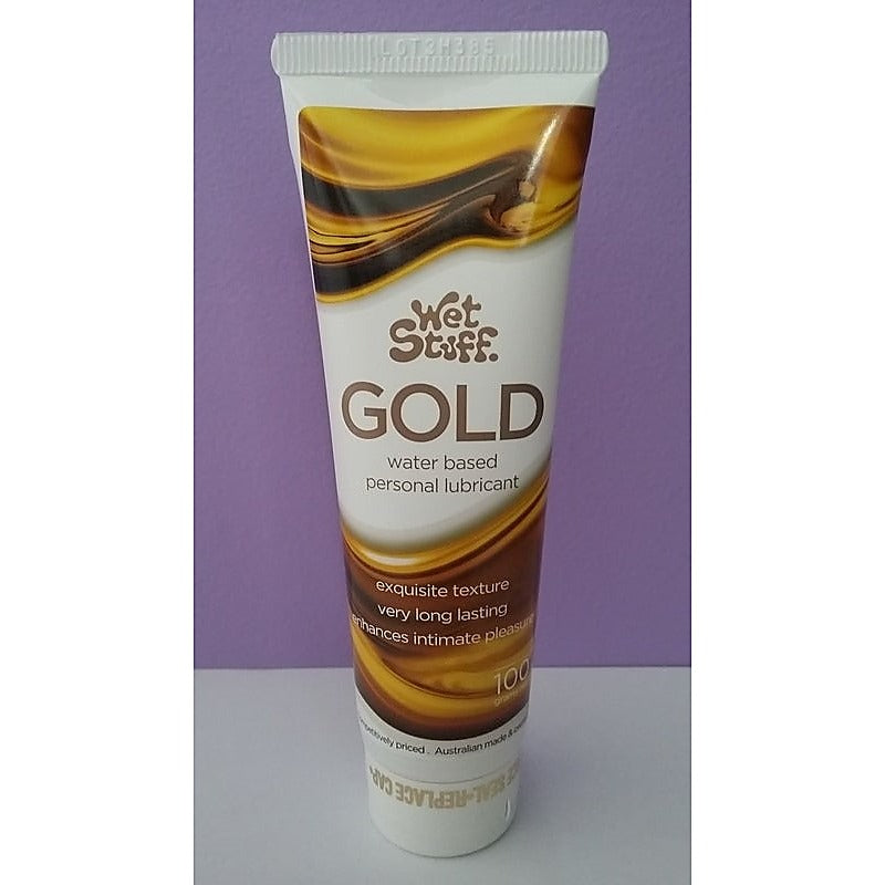 Professional Wet Stuff Gold by Gel Works - Water Based Lubes