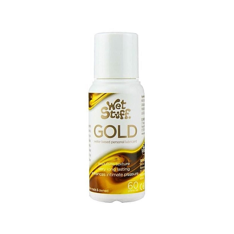 Premium Wet Stuff Gold Disc Top by Gel Works - Water Based Lubes