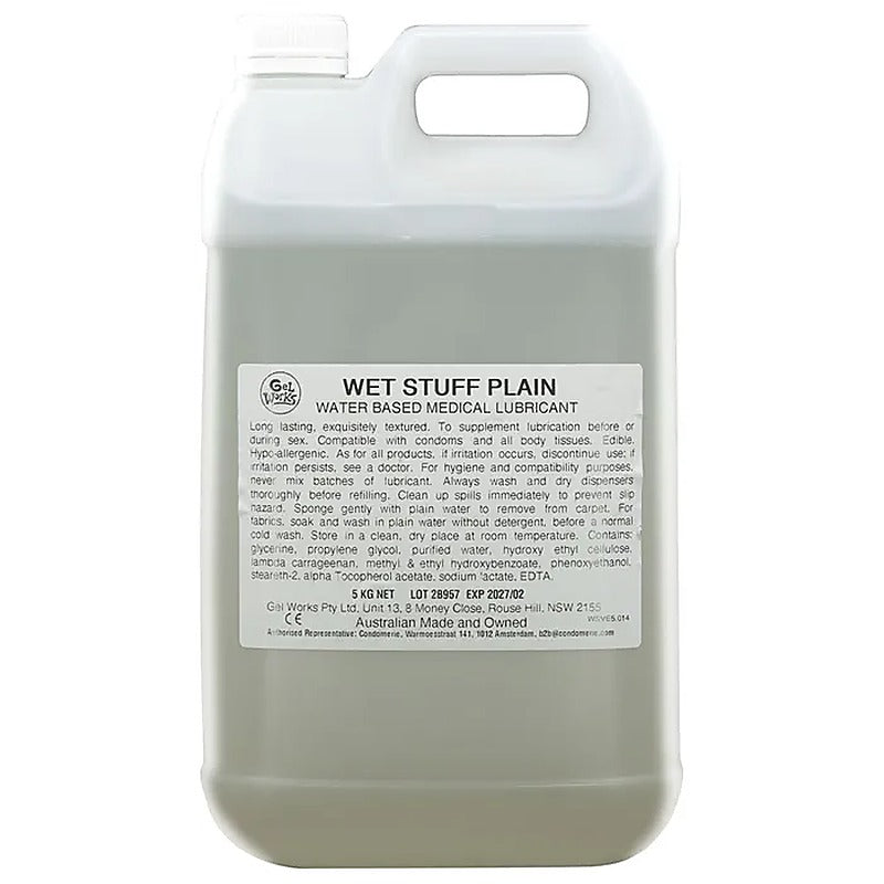 Wet Stuff With Vitamin E Lubricant Pump Top by Gel Works - Water Based Lubes