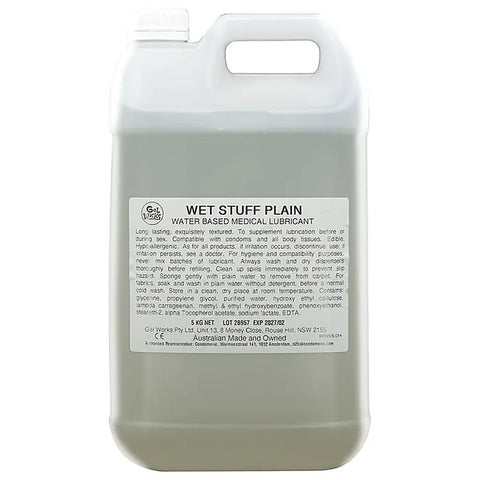 Wet Stuff With Vitamin E Lubricant Pump Top by Gel Works - Water Based Lubes