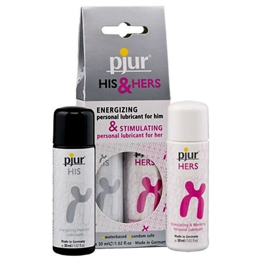 His Hers Water Based Lubricant Pack by Pjur - Water Based Lubes