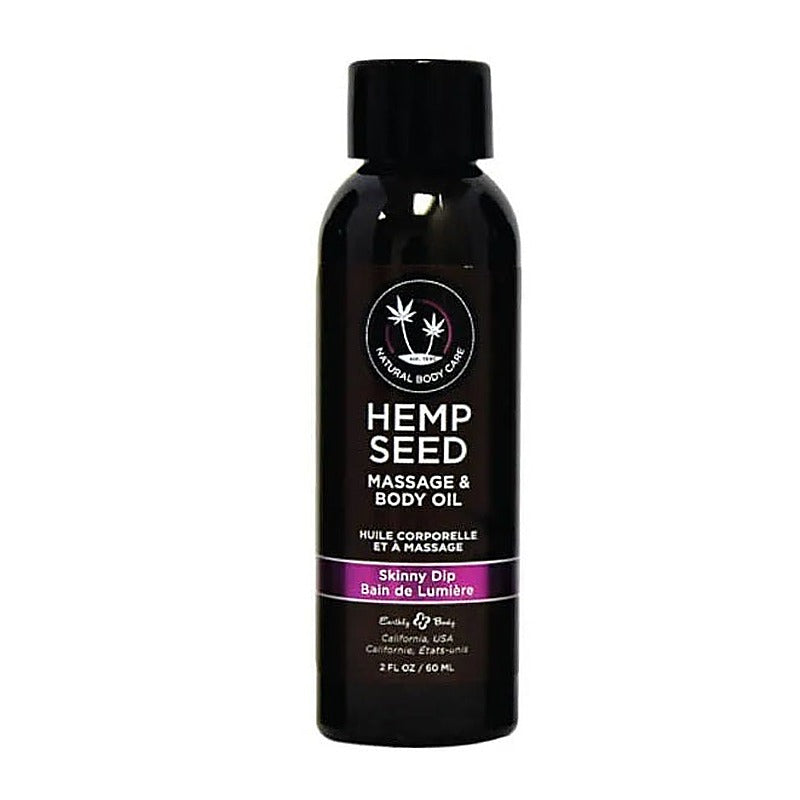 Earthly Body Hemp Seed Water Based Massage Oil Quick Absorbing Formula - Sex Pheromones and Perfumes