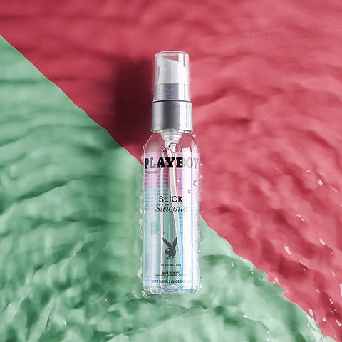 Playboy Pleasure Slick Silicone Lubricant by Evolved - Silicone Based Lubes