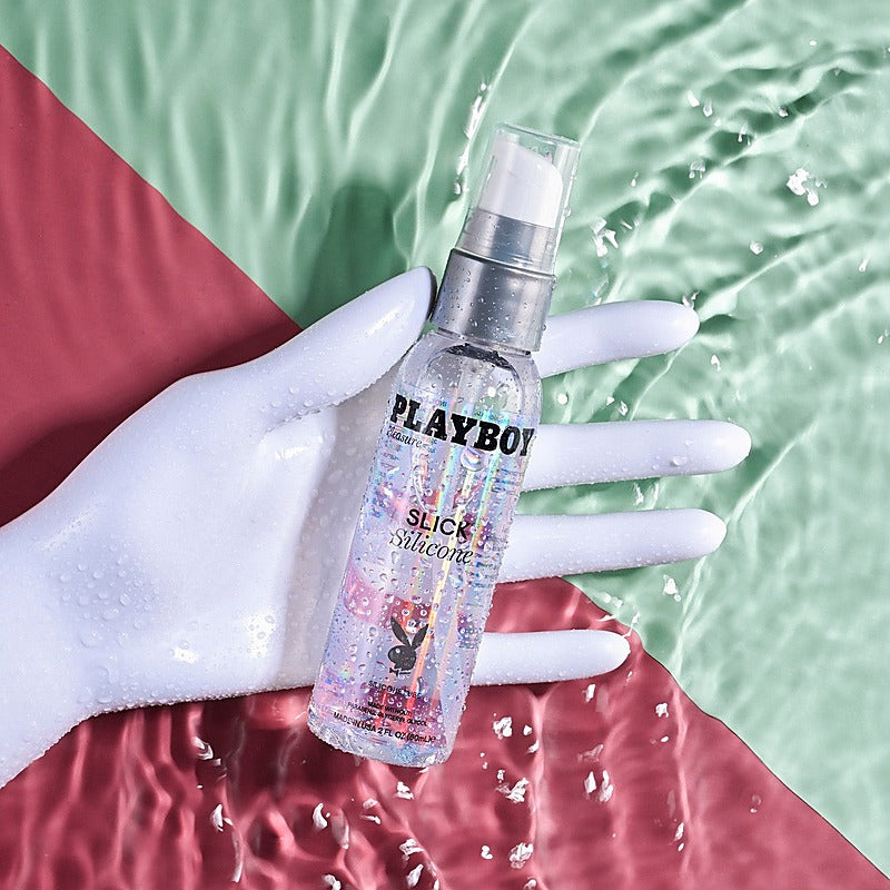 Playboy Pleasure Slick Silicone Lubricant by Evolved - Silicone Based Lubes