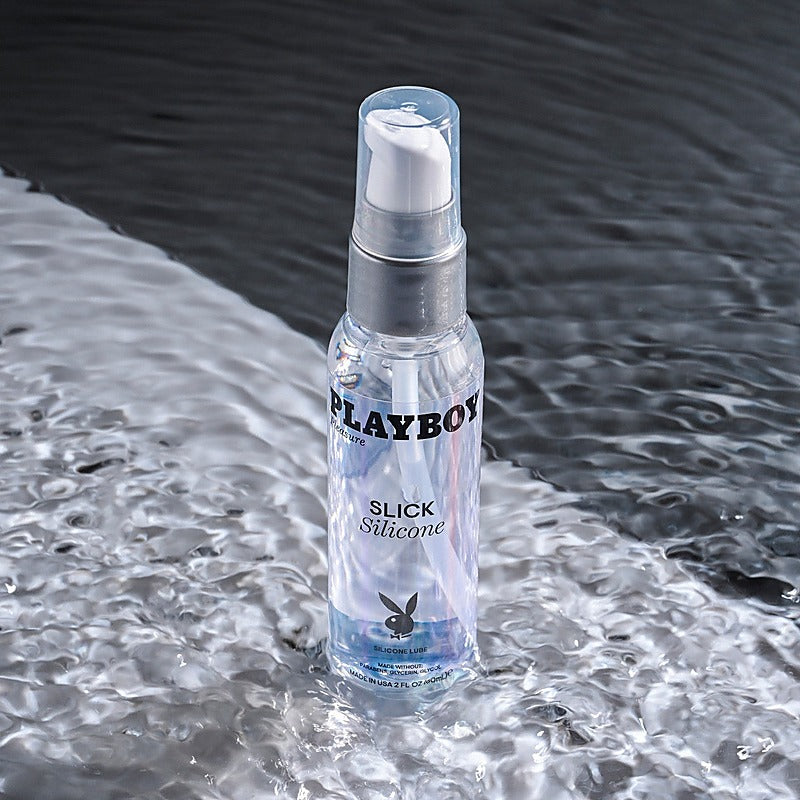 Playboy Pleasure Slick Silicone Lubricant by Evolved - Silicone Based Lubes