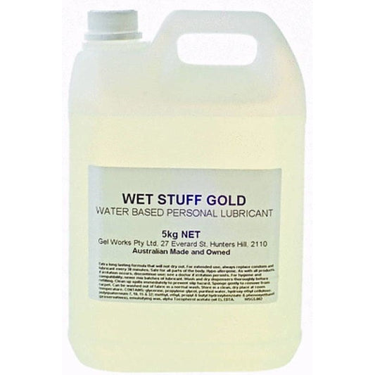 Wet Stuff Gold 5kg by Gel Works - Water Based Lubes