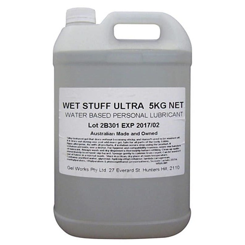 Premium Wet Stuff Ultra 5kg by Gel Works - Water Based Lubes