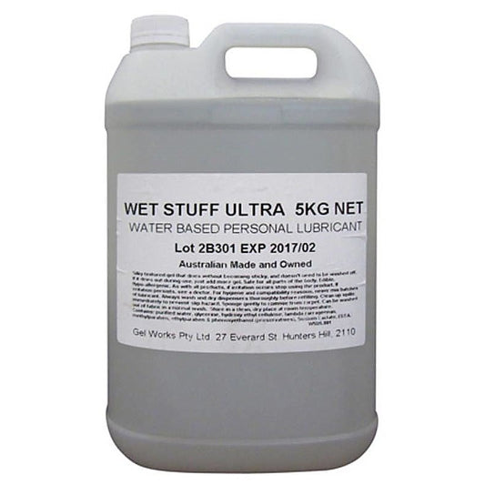 Wet Stuff Ultra 5kg by Gel Works - Water Based Lubes