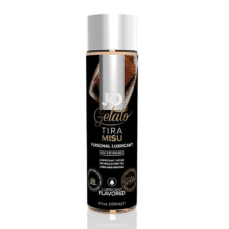JO Gelato Water Based Personal Lubricant 120ml Flavored Formula - Water Based Lubes