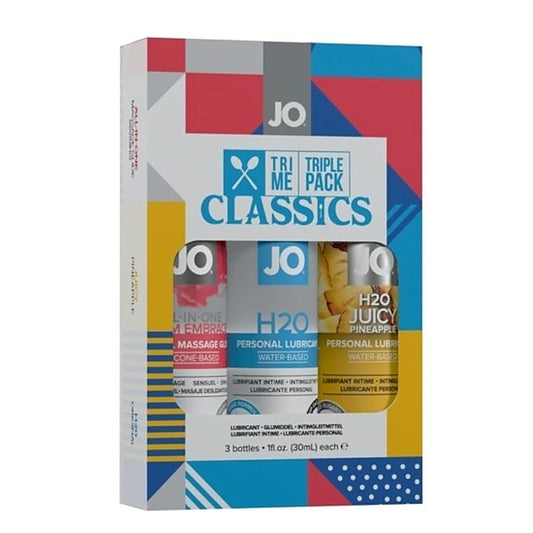 Tri Me Triple Pack Classics by System Jo - Water Based Lubes