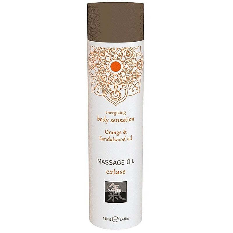 Hot Ero Shiatsu Massage Oil 100ml Natural Formula for Intimate Touch - Oil Based Lubes