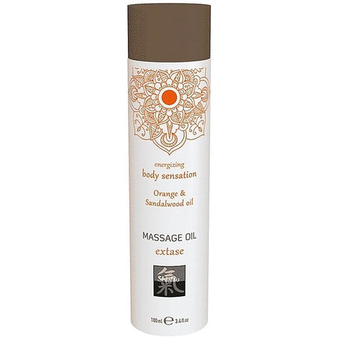 Hot Ero Shiatsu Massage Oil 100ml Natural Formula for Intimate Touch - Oil Based Lubes