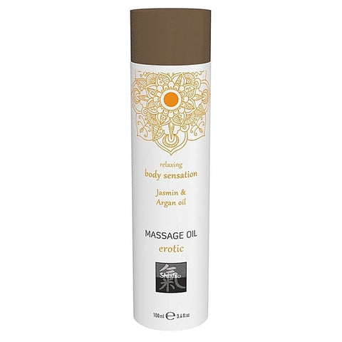 Hot Ero Shiatsu Massage Oil 100ml Natural Formula for Intimate Touch - Oil Based Lubes