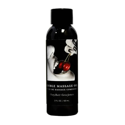 Earthly Body Edible Massage Oil 59ml Natural Vegan Intimate Enhancement - Sex Pheromones and Perfumes