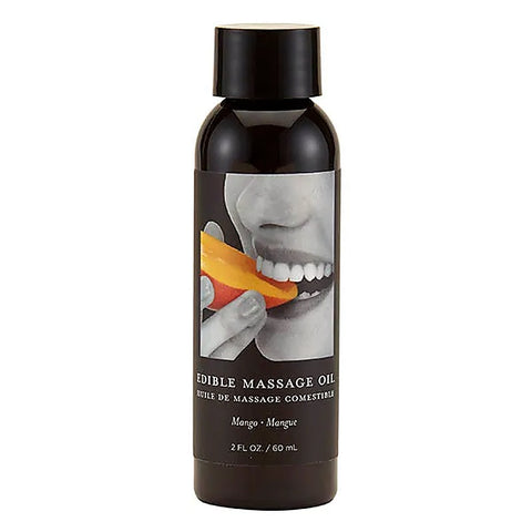 Earthly Body Edible Massage Oil 59ml Natural Vegan Intimate Enhancement - Sex Pheromones and Perfumes