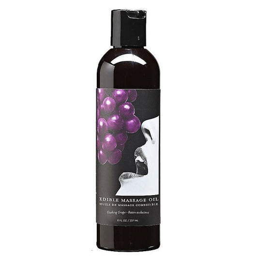 Edible Massage Oil 237ml by Earthly Body - Oil Based Lubes