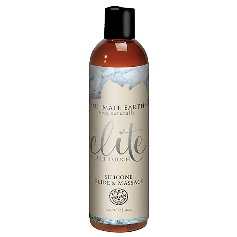 Elite Glide and Massage by Intimate Earth - Silicone Based Lubes