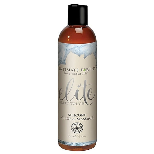 Elite Glide and Massage by Intimate Earth - Silicone Based Lubes