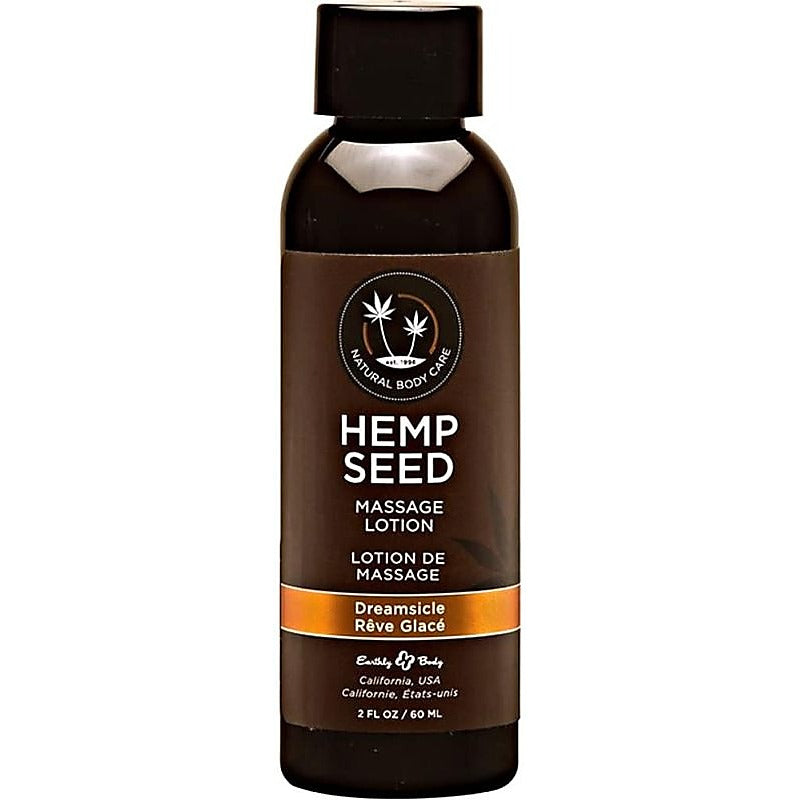 Earthly Body Hemp Seed Massage Lotion 60ml Dreamsicle Sensual Massage Oil - Sex Pheromones and Perfumes