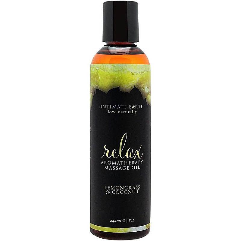 Aromatherapy Massage Oil 240ml by Intimate Earth - Water Based Lubes