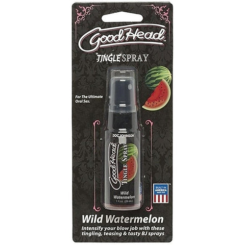 Doc Johnson GoodHead Tingle Spray Oral Enhancement with Tingling Sensation - Water Based Lubes