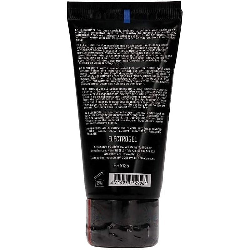 Electroshock Electrogel 50ml by Shots Toys - Lubricants and Lotions