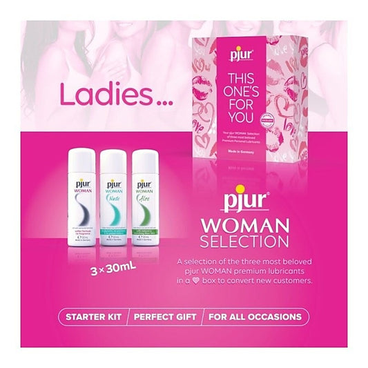 Pjur Woman Selection Personal Lubricant 3 x 30ml - Water Based Lubes