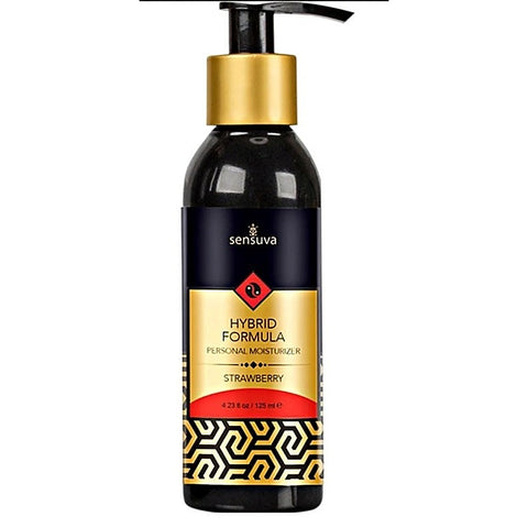 Sensuva Hybrid Formula Personal Moisturizer 125ml with Long Lasting Glide - Water Based Lubes