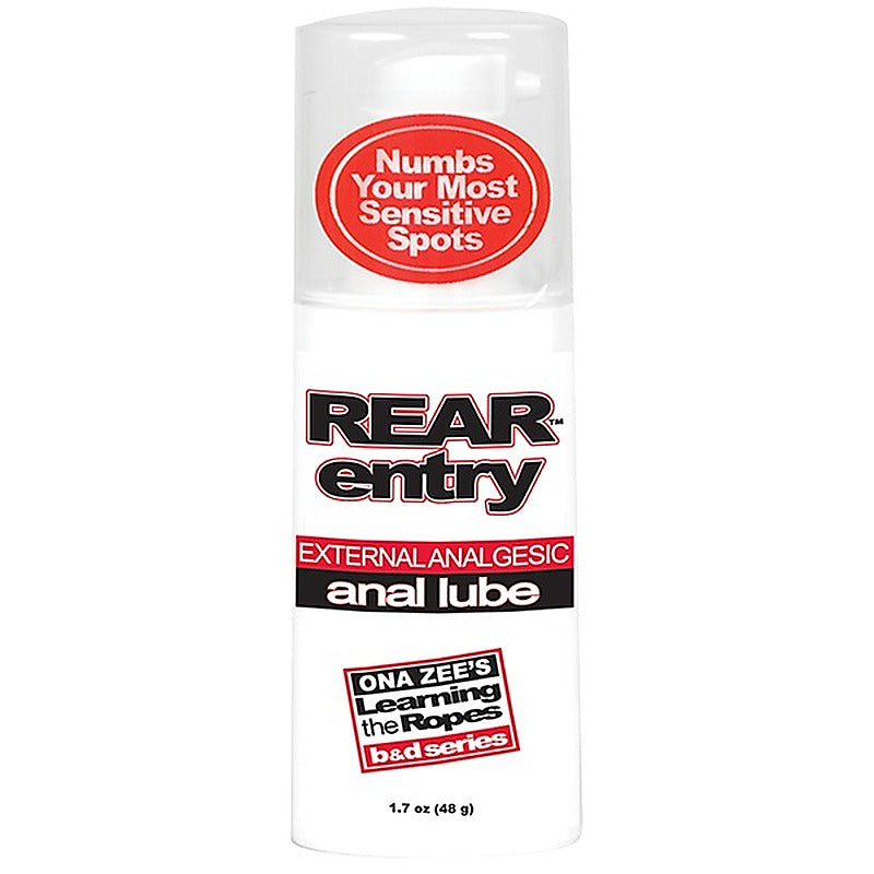 Doc Johnson Rear Entry Anal Glide Reliable CRing Gear Desensitizing Lubricant - Anal Lubes