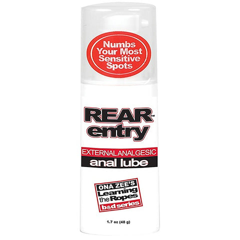 Doc Johnson Rear Entry Anal Glide Reliable CRing Gear Desensitizing Lubricant - Anal Lubes