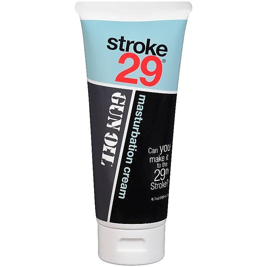 Stroke 29 Masturbation Cream 100ml by Gun Oil - Water Based Lubes