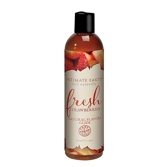 FRESH STRAWBERRIES NATURAL FLAVORS GLIDE 120ML - Water Based Lubes