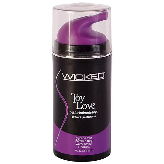 Wicked Toy Love Glycerin Free Water Based Lubricant Bottle - Water Based Lubes